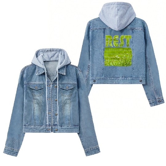 Wildflower Meadow - REST Women's Denim Jackets