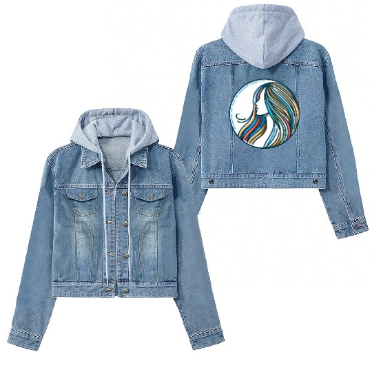 Woman, Spectrum of Serenity Women's Denim Jackets