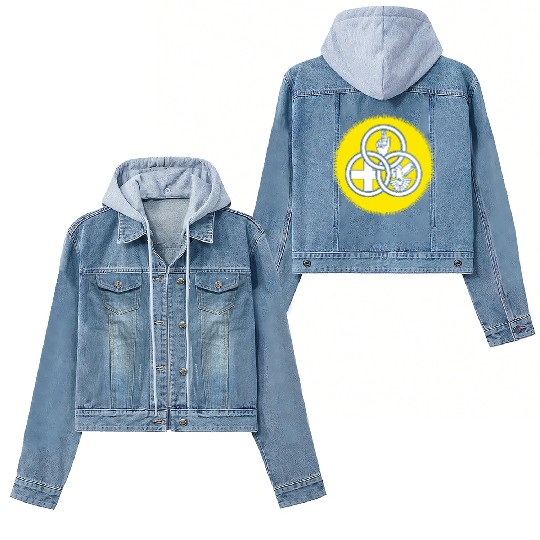 God Trinity Sunday Father Son Holy Spirit Women's Denim Jackets