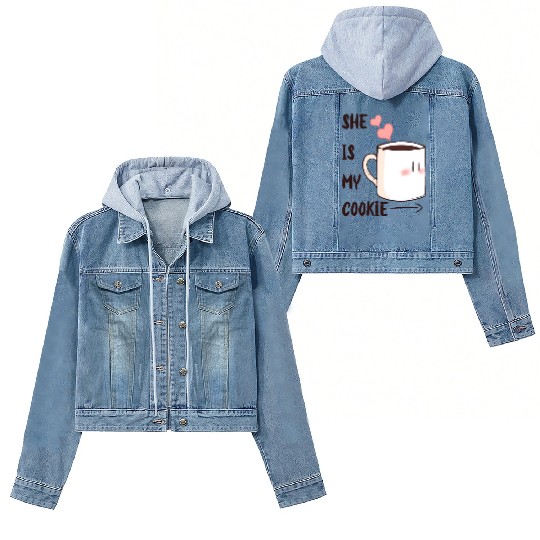 SHE IS MY COOKIE - VALENTINE'S DAY Women's Denim Jackets