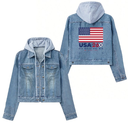 USA World Cup 2026 Women's Denim Jackets US Soccer