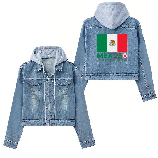 Mexico World Cup 2026 Women's Denim Jackets Soccer