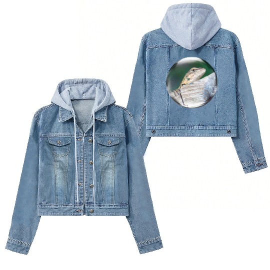 Life in a Bubble Collection - Leaping Lizards! Women's Denim Jackets