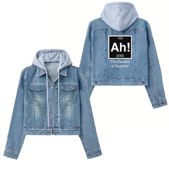 Ah The element of surprise Women's Denim Jackets