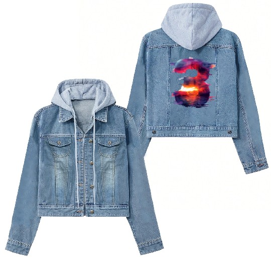 The Fusion of Nature and Technology Women's Denim Jackets