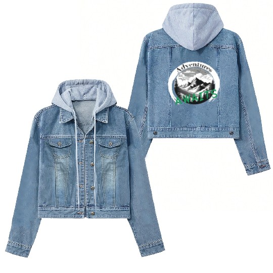 Adventures Awaits, Nature retreat Women's Denim Jackets