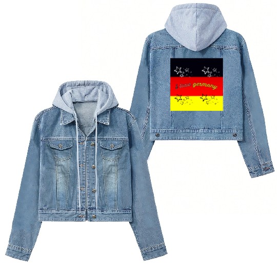 i love germany Women's Denim Jackets