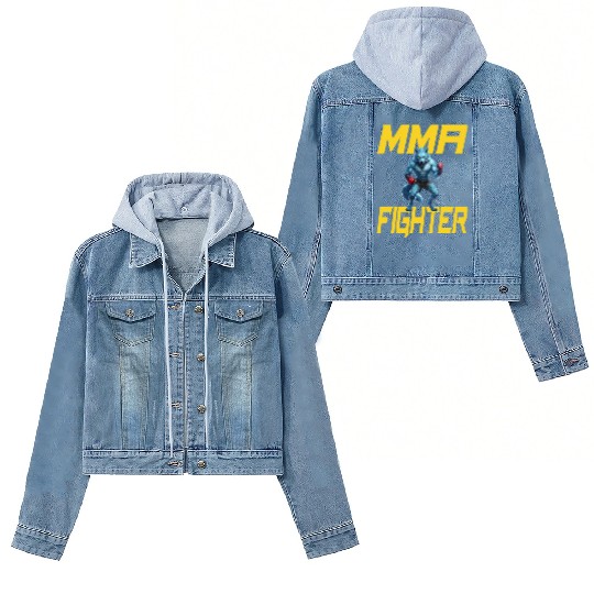 MMA Werewolf - Cool MMA Fighter Design Women's Denim Jackets