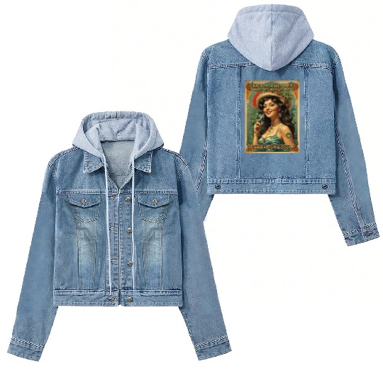 Joyful consumption marijuana Women's Denim Jackets