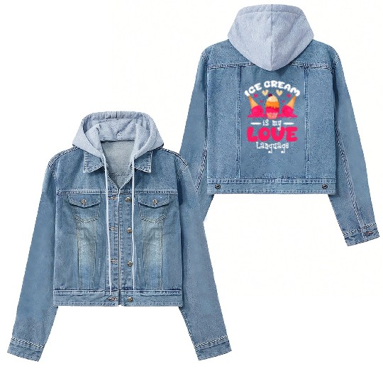 Ice Cream Sweet Women's Denim Jackets