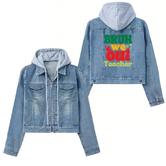 Bruh we out Graduation Graduate Women's Denim Jackets