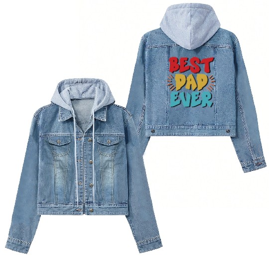 Best Dad Ever Women's Denim Jackets
