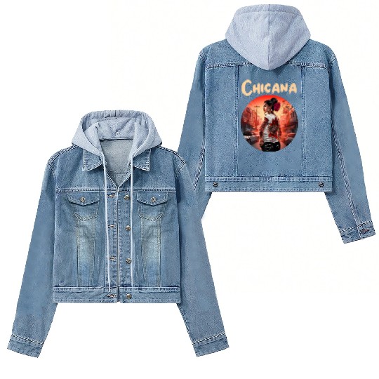 Chicana Lowrider Clothes Mexican American Women's Denim Jackets