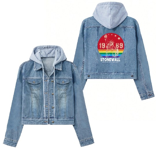The First Pride Was A Riot 1969 Stonewall LGBTQ Women's Denim Jackets