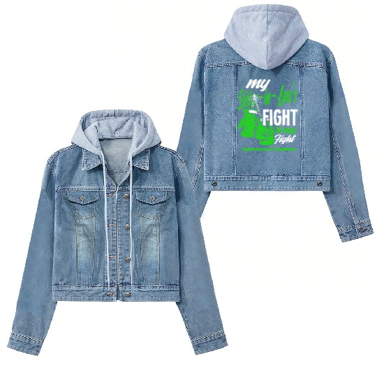 My Sister-in-Law's Fight Gastroparesis Awareness Women's Denim Jackets