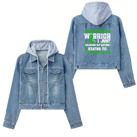 Gastroparesis Warrior Awareness Women's Denim Jackets