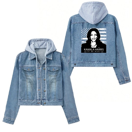 Best Kamala Harris for the People 2024 Women's Denim Jackets