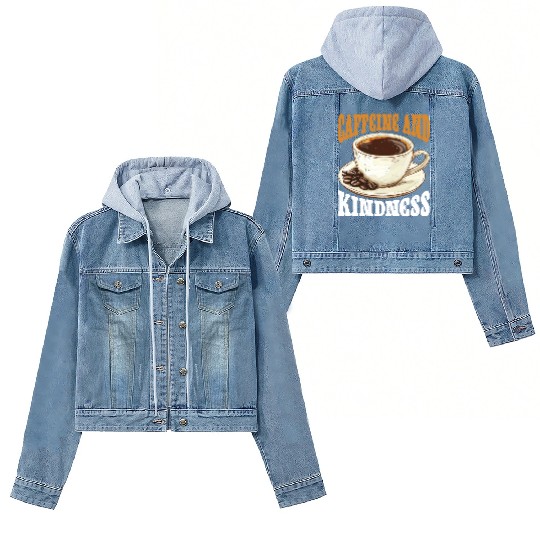 Caffeine And Kindness 6 Women's Denim Jackets