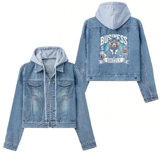 Mobster Gangster Mafia Organized Crime Boss Women's Denim Jackets