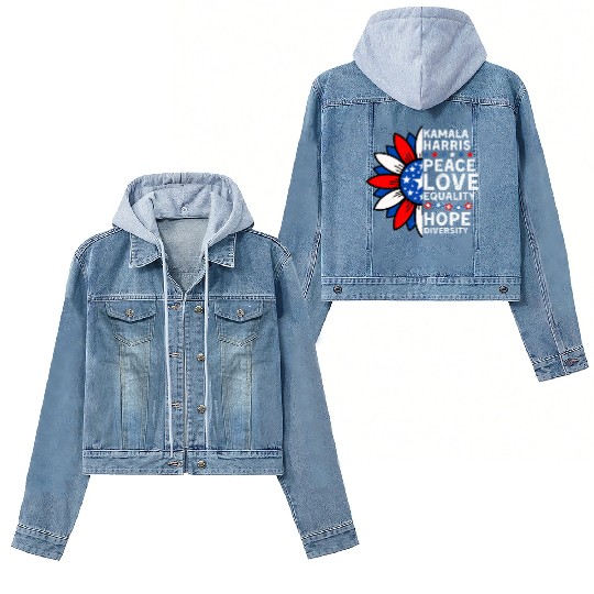 Kamala Harris For President 2024 Women's Denim Jackets