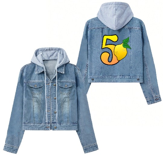 Number 50th Birthday Lemon Women's Denim Jackets