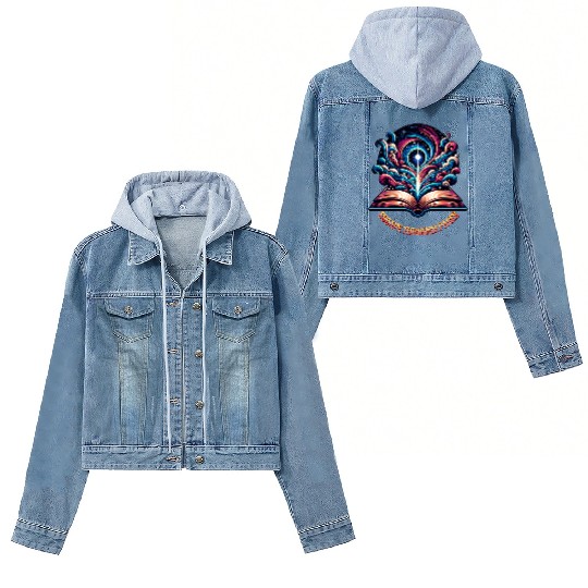 Escape Through Pages,Lost in a Book Women's Denim Jackets