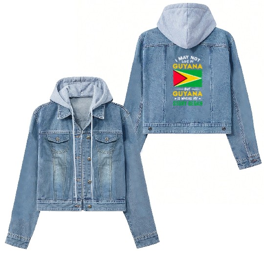 Guyana Pride Guyanese Roots Georgetown Love Women's Denim Jackets