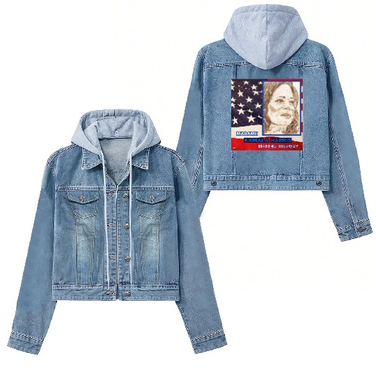 Kamala Harris-Making History-You Are Too. Women's Denim Jackets