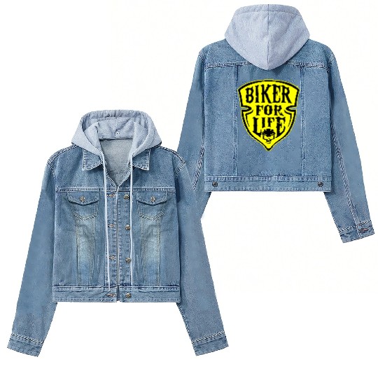 Biker For Life Shield LIKE US ON FACEBOOK # Women's Denim Jackets