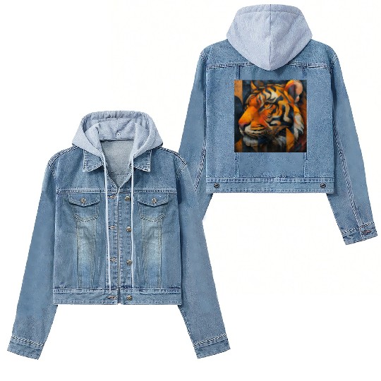 Cubist Tiger Women's Denim Jackets