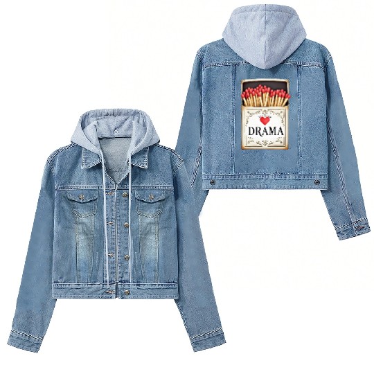 anti valentine no time for drama Women's Denim Jackets