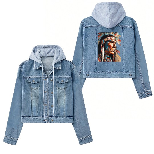 Native American Chief Women's Denim Jackets