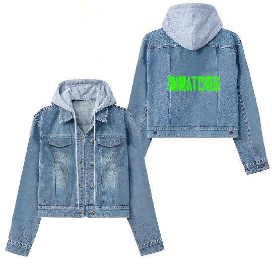 UNMATCHED SHEWEAR STREETWEAR NEON Women's Denim Jackets