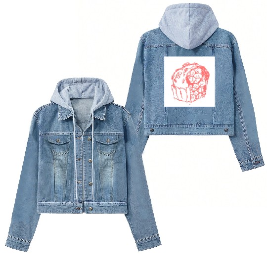 Sketching Sweetness Women's Denim Jackets