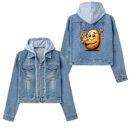 Potato Loves Fries Women's Denim Jackets