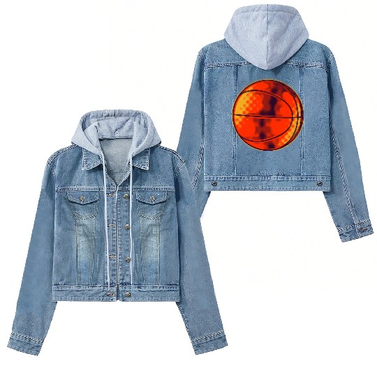 Vintage Basketball Women's Denim Jackets