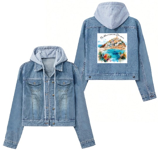 Mediterranean Dreams Women's Denim Jackets