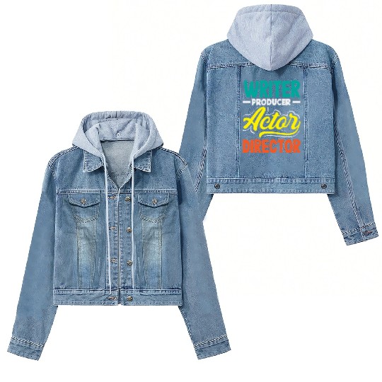 Musicals Writer Producer Actor Director Lover Women's Denim Jackets