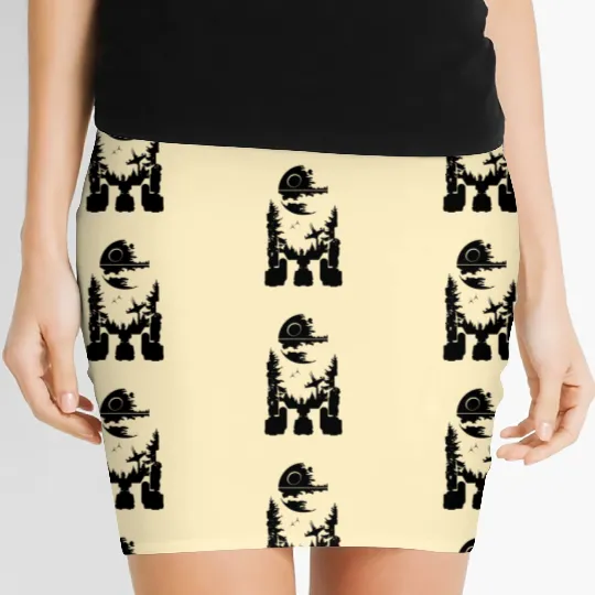 Disney STAR WARS R2D2 Women's Mini Skirts