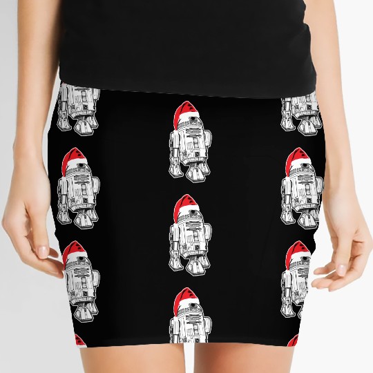 R2D2-Chrstmas Women's Mini Skirts