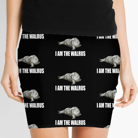 I Am The Walrus Women's Mini Skirts