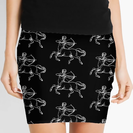 Zodiac Sagittarius Women's Mini Skirts