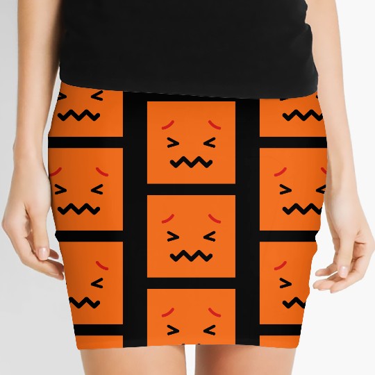 14 emoiji square 5 ai vectorstock 7799069 Women's Mini Skirts