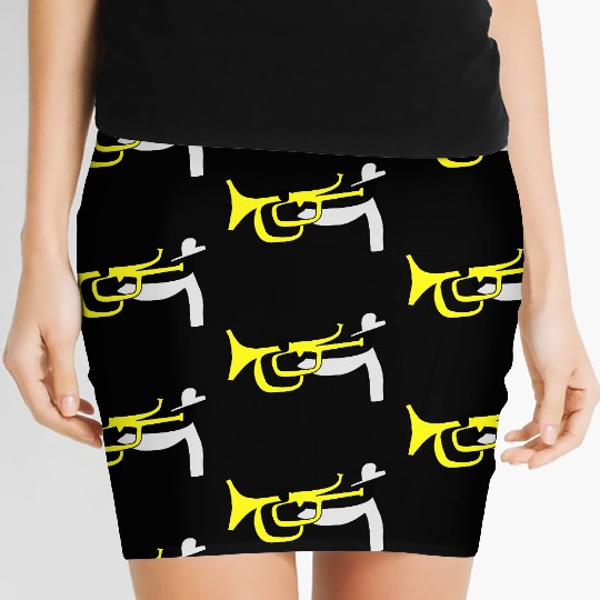 Trumpet Player Women's Mini Skirts