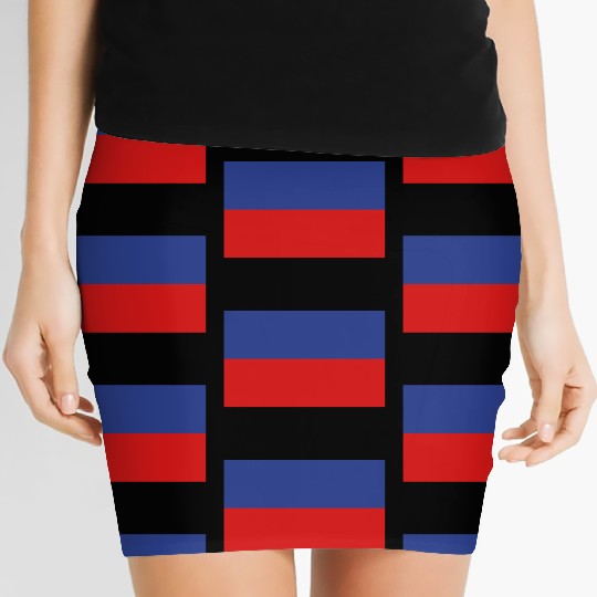 National Flag Of Haiti Women's Mini Skirts