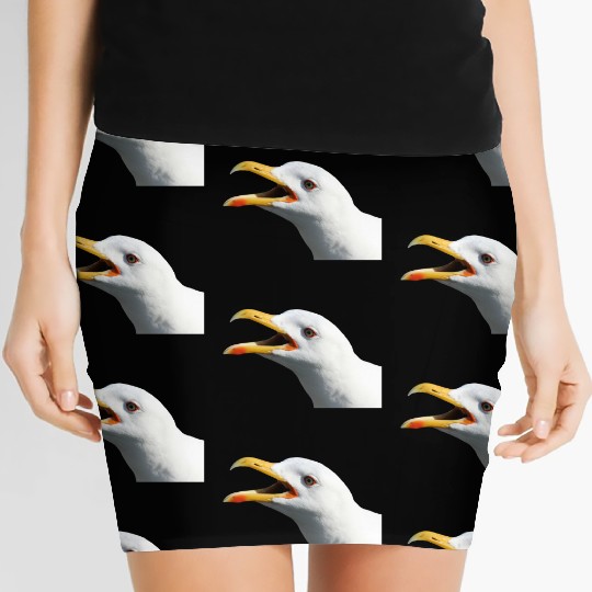 seagull gull moewe1 Women's Mini Skirts