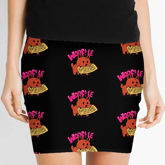 waffle dog Women's Mini Skirts