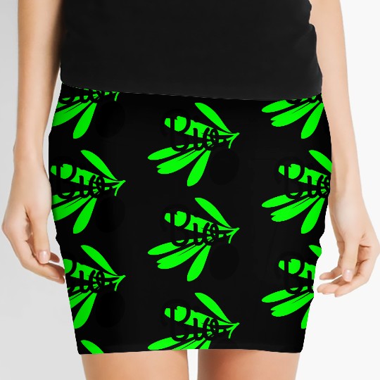 Bio olive branch Women's Mini Skirts