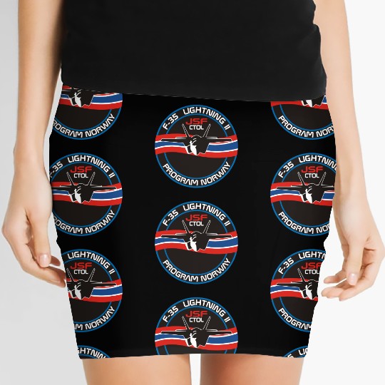 F-35 Lightning II Norway Women's Mini Skirts