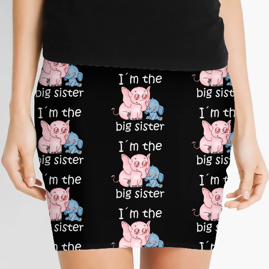 I'm the Big Sister Women's Mini Skirts